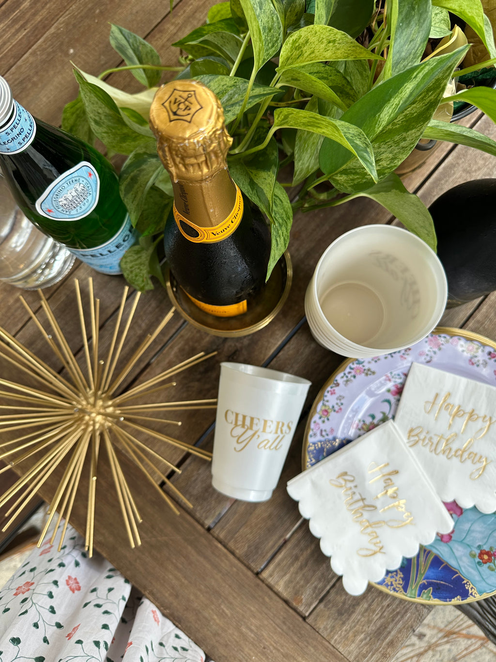 Cheers Y'all! Pearlized Frosted Flex 16 oz Shatterproof Cup | Sleeve of 8