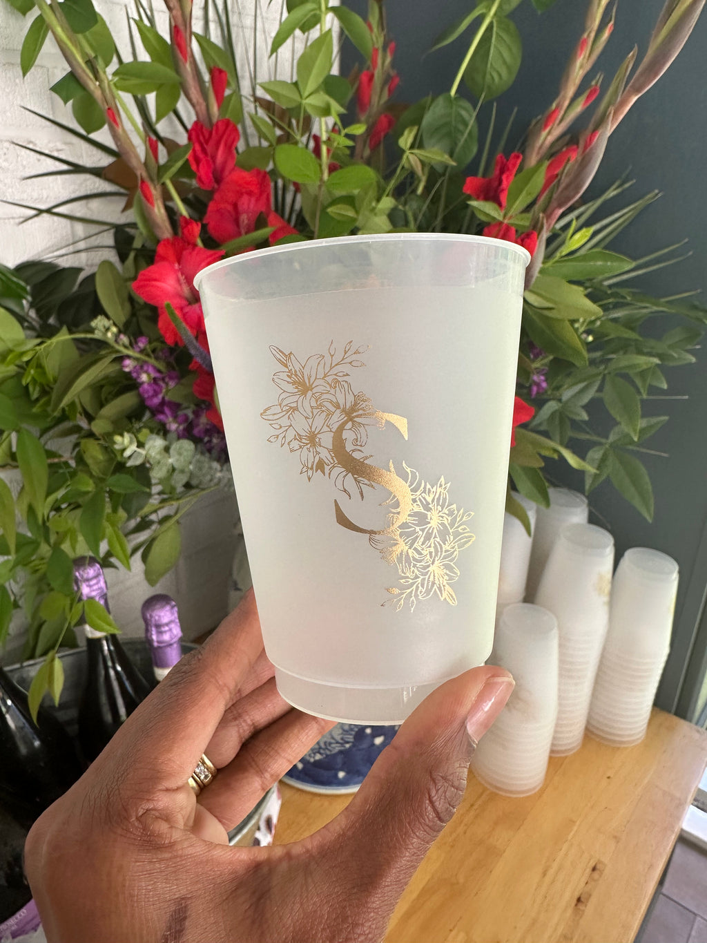 Customized Frosted Flex 16 oz Shatterproof Cups